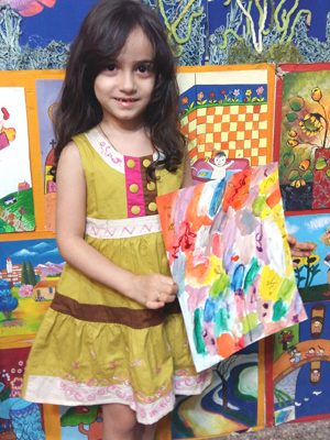 آلینا کاظمی . ۶ ساله . سال۹۶