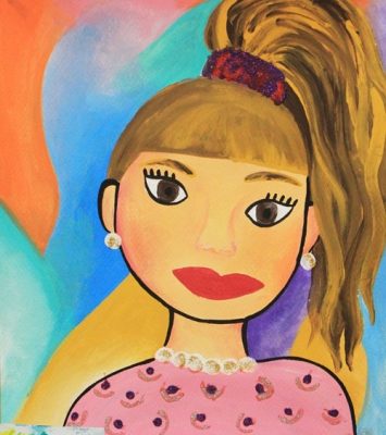 نقاشي خلاق . اثر یاسمین سفیدی . ۸ ساله . سال ۹۳