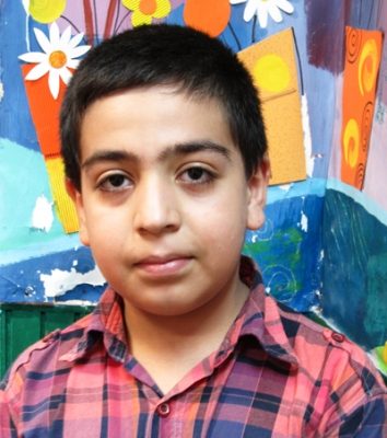 محمد رضا جلیلی . ۱۲ ساله . سال ۹۴